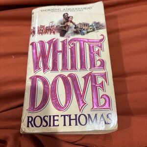 White Dove by Rosie Thomas - Cream and Pink Cover